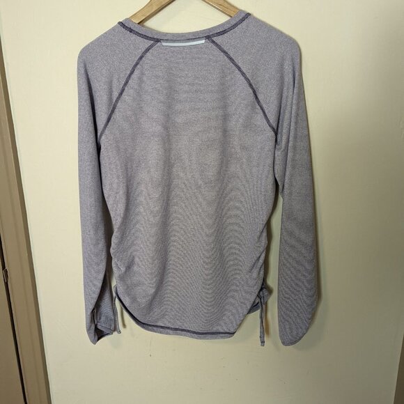 Lucy Tech Dashing Stripes Long Sleeve Top Thumb Hole Activewear - Picture 4 of 5